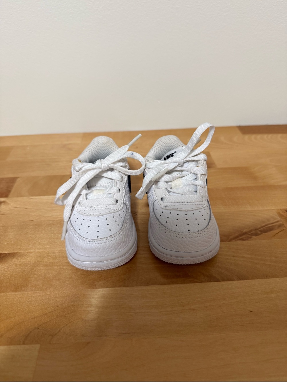 Nike Baby/Toddler White Low-Top Air Force 1s - 3C